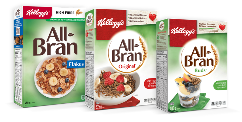 All-Bran Cereal Boxes